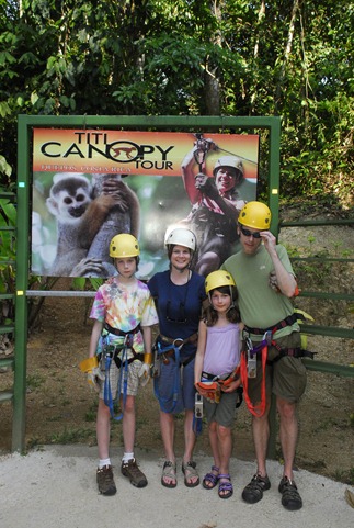 MA zipline family