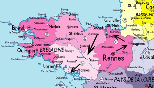 Brittany route