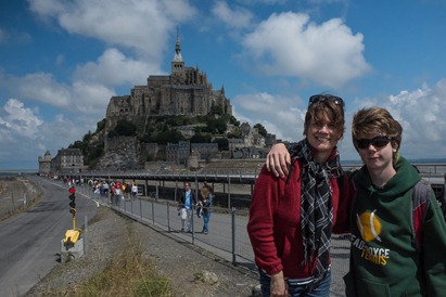 Mont St Michel Laura and Cole-1