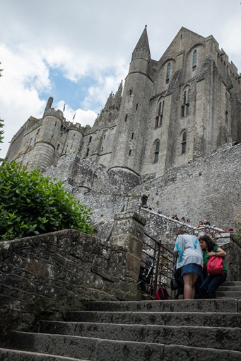 Mont St Michel Looking Up-1